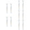 10 Pcs Doll Stand Plastic White Platform Puppet 10