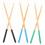 6Pairs Assorted Color Maple Drumsticks Kids Comfortable Grip Practice 2