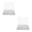 320Pcs White Rubber Hex Nut Covers Bolt Screw Safety Caps for Home 10