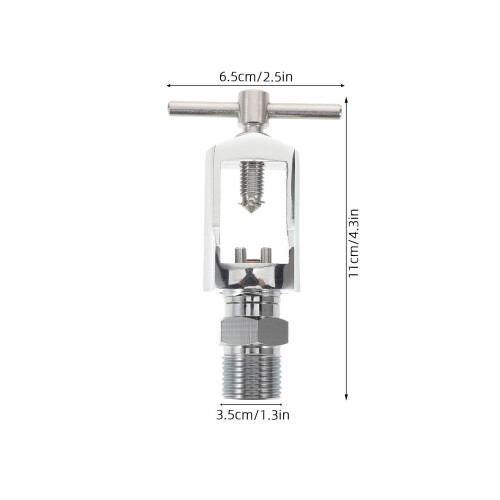 Leak-Proof High Pressure Adapter Portable Oxygen Tank Fitting 1