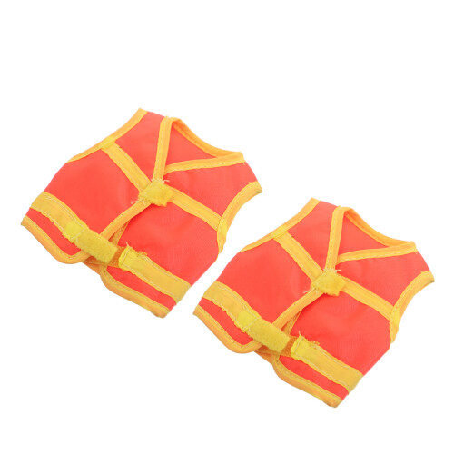 4Pièces Tenue Mini Orange À Thème Construction Sécurisée 1