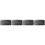 4Sets Black LED Desktop Clock Digital Alarm Clock for Household Use 9
