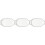 3Pcs White Ceramic Fish Board Double Handle Oven Safe Kitchen Dish 5