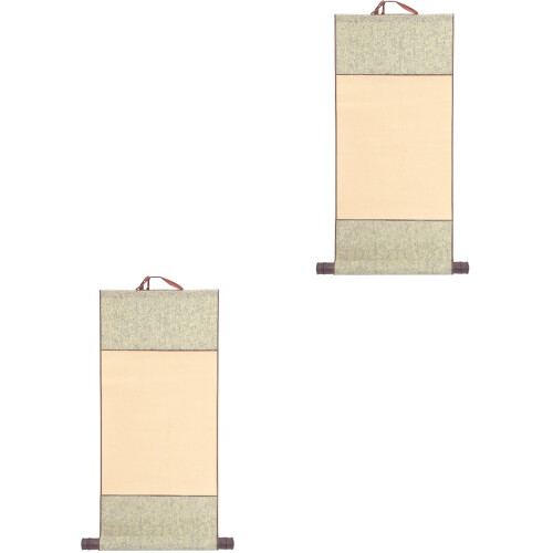 2Pièces Rouleau Papier Chinois Bleu Pour Dessin 1