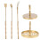 15Pcs Brass Incense Tools DIY Cone Molds Golden Incense Making Kit Set 2