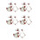 20Pièces Bandeaux Motif Cerise Pour Et 5