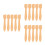 15Pièces Mini Spatules Bois Bamboo Légères Pour Et 6