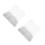 320Pcs White Rubber Hex Nut Covers Bolt Screw Safety Caps for Home 8