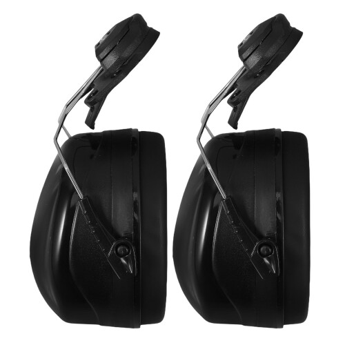 3Pièces Casque Antibruit Industriel ABS Noir Confort Réglable 1