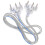 4Pièces Câbles D'arbitrage Transparent Pvc+ Pour Escrime 1
