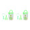 2Ensembles Seau D'observation Enfants Vert Clair Loupe ABS Résistant 4