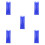 5Pcs Portable Blue Plastic Snow Slider Mats for Grass Sand 9