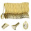 200Pcs Gold Dessert Elegant Party Utensils 10