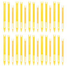 200Pcs Fishing Net Repair Tools Khaki Weaving Shuttles Practical Use
