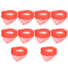 40Pcs Red Silky Scarves for Kids Dance Performance Lightweight