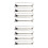 8Pcs Silver Extendable Pull-Out Wardrobe Rod Adjustable Hanger Rail 4