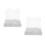 320Pcs White Rubber Hex Nut Covers Bolt Screw Safety Caps for Home 7