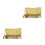200Pcs Gold Dessert Elegant Party Utensils 9