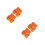 4Pièces Tenue Mini Orange À Thème Construction Sécurisée 9