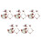 20Pièces Bandeaux Motif Cerise Pour Et 10