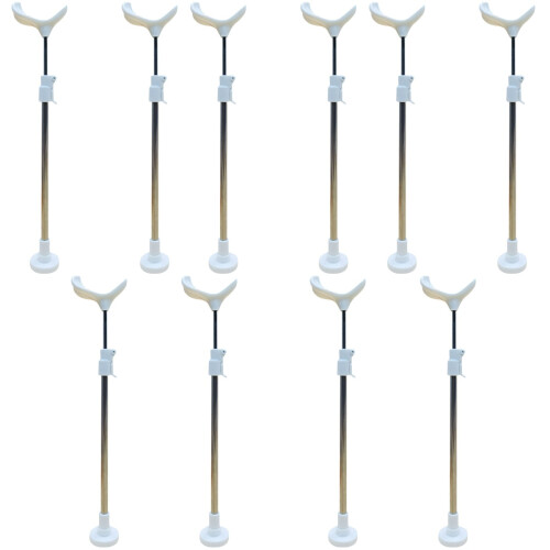 10 Pcs Doll Stand Plastic White Platform Puppet 2