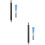 2Ensembles Crayons Métalliques Compacts Pour Et 8