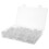 320Pcs White Rubber Hex Nut Covers Bolt Screw Safety Caps for Home 2