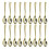 200Pcs Gold Dessert Elegant Party Utensils 2