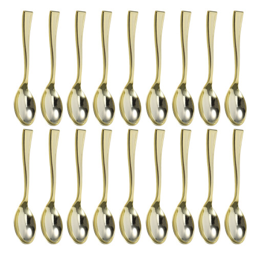 200Pcs Gold Dessert Elegant Party Utensils 1