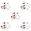 20Pièces Bandeaux Motif Cerise Pour Et 9