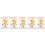 5Pcs Kids Height Wall Chart Hanging with Playroom Decor 9