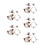 20Pièces Bandeaux Motif Cerise Pour Et 4