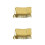 200Pcs Gold Dessert Elegant Party Utensils 7