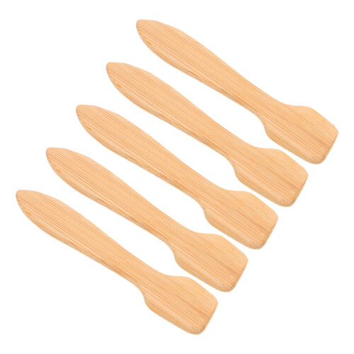 15Pièces Mini Spatules Bois Bamboo Légères Pour Et 2