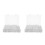 320Pcs White Rubber Hex Nut Covers Bolt Screw Safety Caps for Home 4