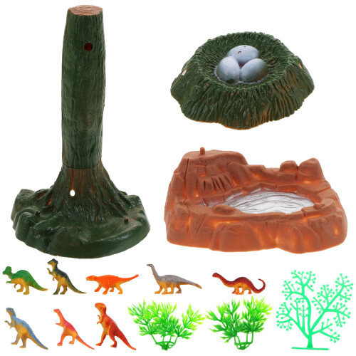 4Sets Kids Dinosaurussen ABS Speelfiguren Levendig Gekleurd 1