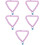5Pièces Colliers Pour Chats Violet Avec Clochette Boucle 9