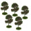 10Pièces Petits Arbres Artificiels Pour Modélisme Paysage 1