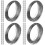 4Pcs Silver Stainless Steel Wire Rope Cable for DIY Rails Clotheslines 5