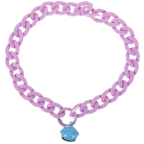 5Pièces Colliers Pour Chats Violet Avec Clochette Boucle 1