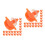 40Pcs Easy Install Orange Plastic Duck Beak Set for DIY Crafts 4