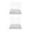 320Pcs White Rubber Hex Nut Covers Bolt Screw Safety Caps for Home 6