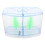 2Sets Clear Acrylic Mini Fish Breeding Tank Small Desktop Aquarium 1