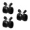 3Pièces Casque Antibruit Industriel ABS Noir Confort Réglable 7