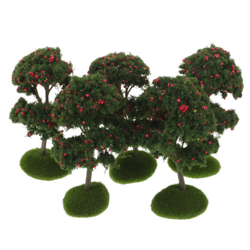 10Pièces Petits Arbres Artificiels Pour Modélisme Paysage 1