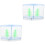 2Sets Clear Acrylic Mini Fish Breeding Tank Small Desktop Aquarium 5