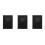 3Pcs Weekly Monthly Planner Notebook for Office Work Black Hardcover 9