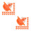40Pcs Easy Install Orange Plastic Duck Beak Set for DIY Crafts 6