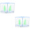 2Sets Clear Acrylic Mini Fish Breeding Tank Small Desktop Aquarium 7