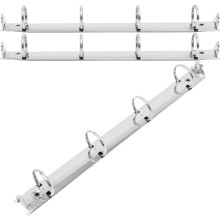 6Pcs Silver Metal Binder Clips for Hanging DIY Loose Leaf Notebooks